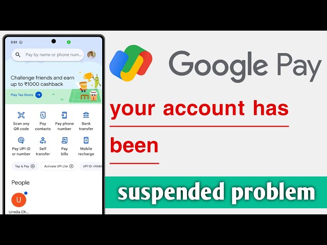 Google Pay Your Account Has Been Suspended Problem Solve