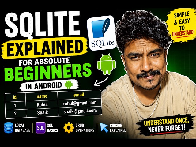 SQLite Explained for Absolute Beginners in Android | Kotlin + Jetpack Compose 