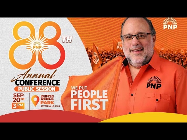The PNP's 88th Anniversary Conference Public Session.   Sunday, September 20  3:00 PM