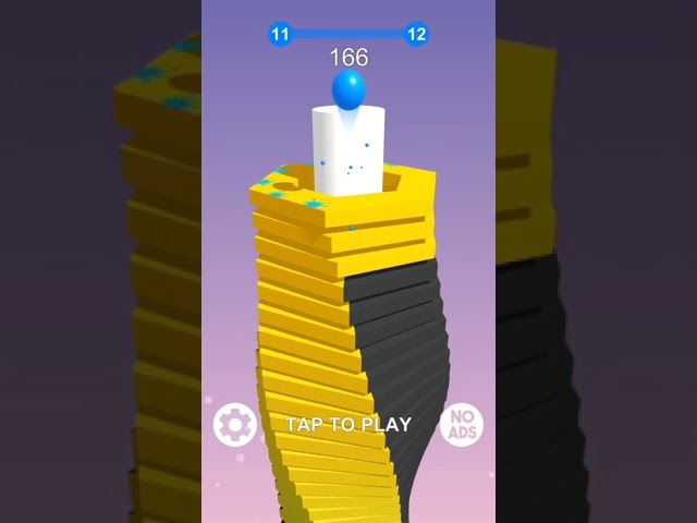 Stack Ball 3D Levels 1-20 IOS Gameplay