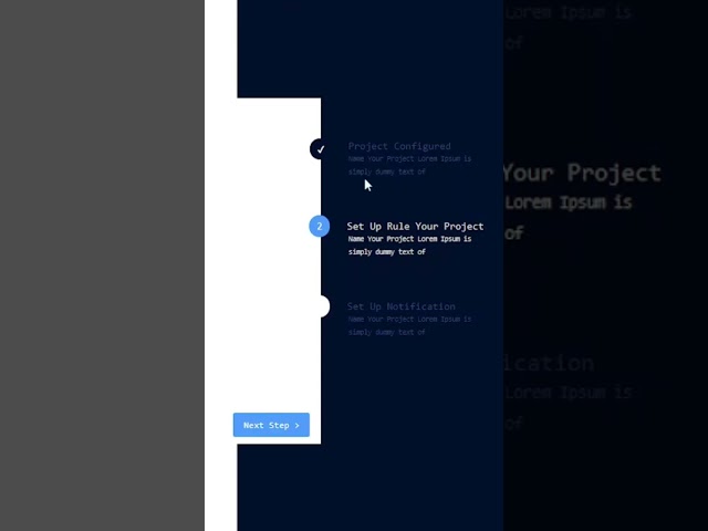 How To Make a  Multi Step Form Using HTML CSS & jQuery | Multi step form