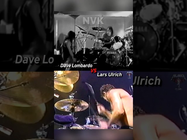 LARS ULRICH vs DAVE LOMBARDO | Metallica - Battery