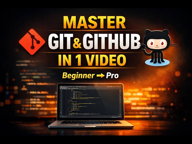 Mastering Version Control with Git & GitHub | Beginner to Pro Guide