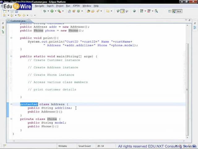 Class Level Access Modifiers