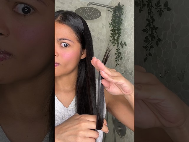 would your hair pass the damaged test? 😳 | hair growth tips #youtubeshort #hair #hairgrowth