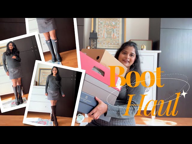 Violette fr Swatches + Knee High Boots Try On
