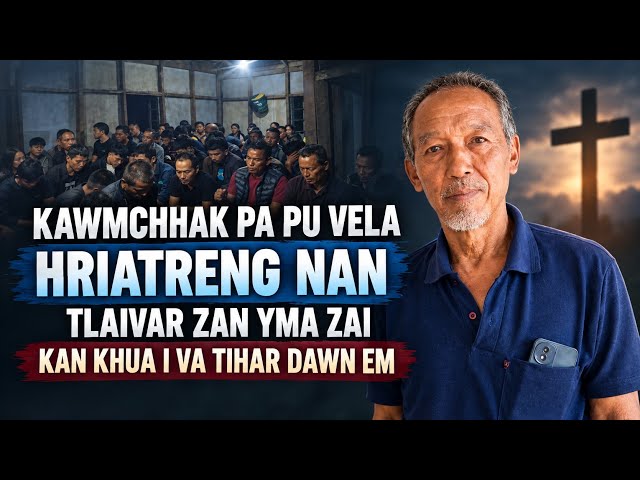 Tet te atanga in Thenawm kawmchhak Pa khua iti har dawn e mai, Tlaivar zan YMA zai