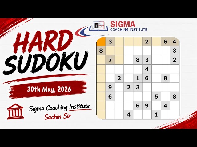 Today NYT Hard Sudoku Walkthrough 😊 | Sudoku Solution – New York Times 30 May 2026 Hard Level 👍