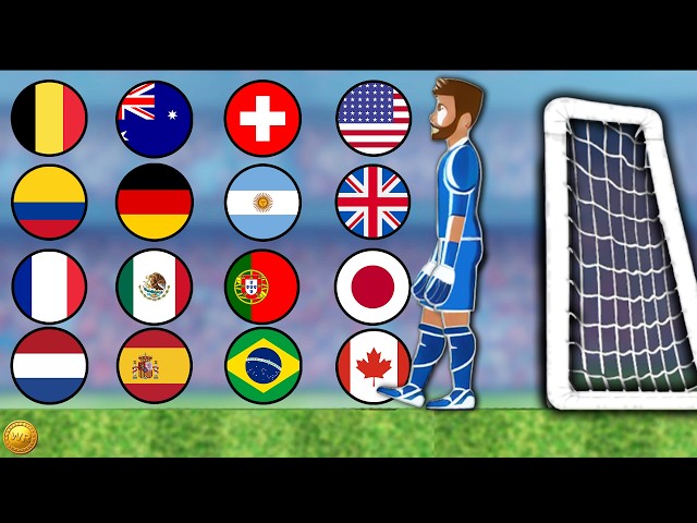 BEAT THE KEEPER | Marble Soccer Race Tournament #76