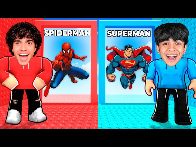 Roblox ¿Qué prefieres?: ¡TORRE DE SUPERHÉROES!