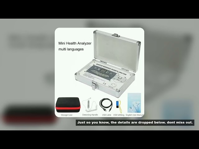 NEWEST Body Quantum Analyzer Magnetic Resonance Health Analyzer 54 Checking Reports Set Portable Tes