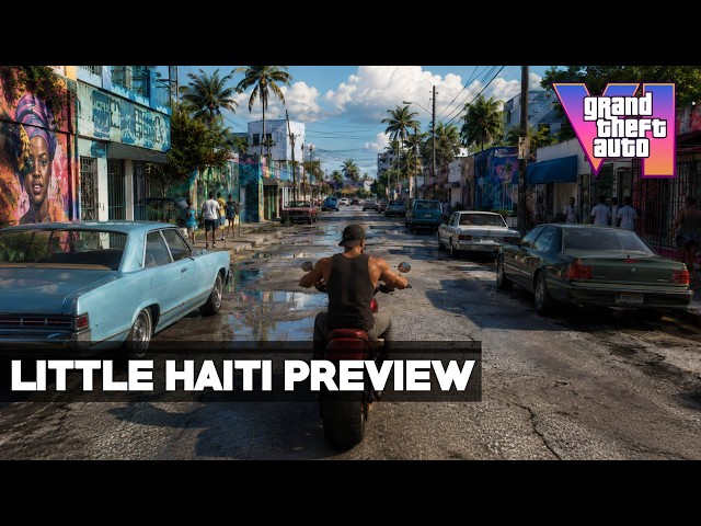 Grand Theft Auto 6 - Walking Vice City Neighborhood La Perle  (GTA 6 Test Gameplay Concept Showcase)