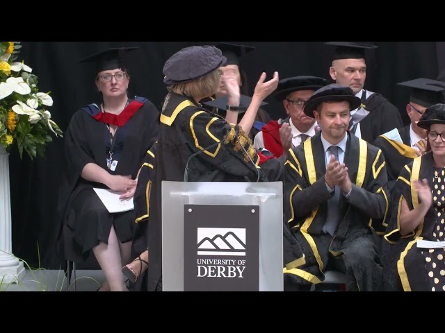 University of Derby Buxton Devonshire Dome Graduation: Ceremony B, Tuesday 30 June 2026, 1:30pm