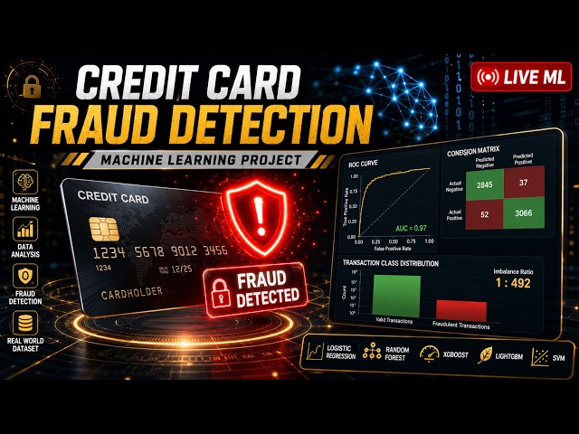 Credit Card Fraud Detection System using Python, Flask & Machine Learning | Final Year Project
