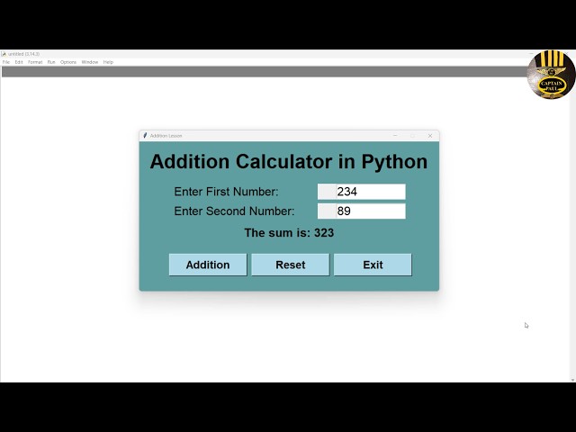 How to Create a  Beginner Addition Calculator in Python using Tkinter