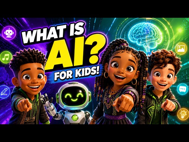 What Is AI for Kids? 🤖 Artificial Intelligence Explained | STEM Learning for Kids