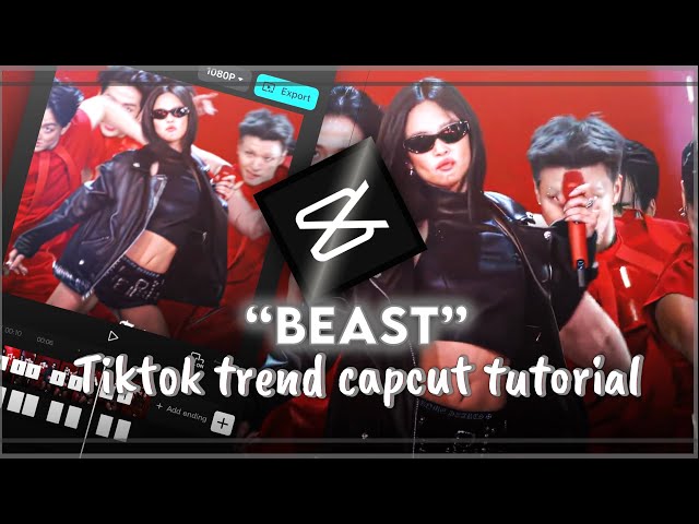 “Beast” kpop tiktok trend capcut tutorial 
