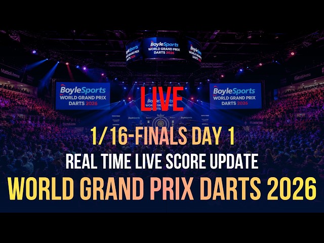 World Grand Prix Darts 2026 | 1/32-Finals Day 1 | Live Score Update
