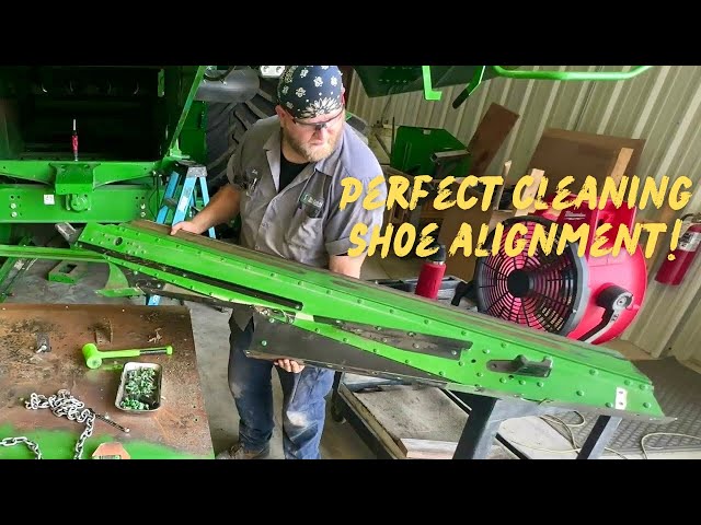 S790 Cleaning Shoe Alignment — Why Your sieve frame is rubbing hard to one side.