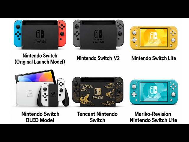 Every Type of Nintendo Switch Explained in 6 minutes