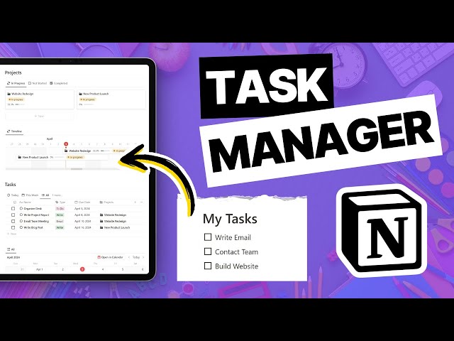 Build a Project Task Manager in Notion (THE EASY WAY)