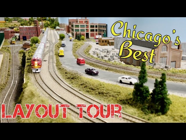Incredible N Scale Model Railroad of Chicago - LAYOUT TOUR