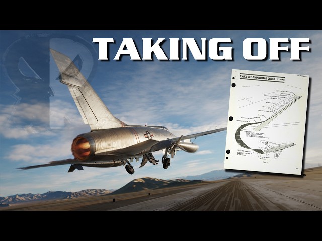 Tutorial de despegue para el F-100 Super Sabre en DCS usando procedimientos del mundo real
