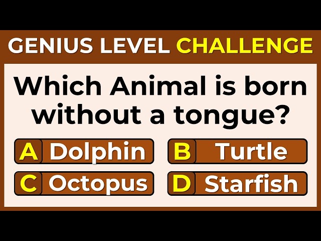 Your IQ Is Amazing If You Pass This General Knowledge Trivia Quiz | 40 Questions! #126