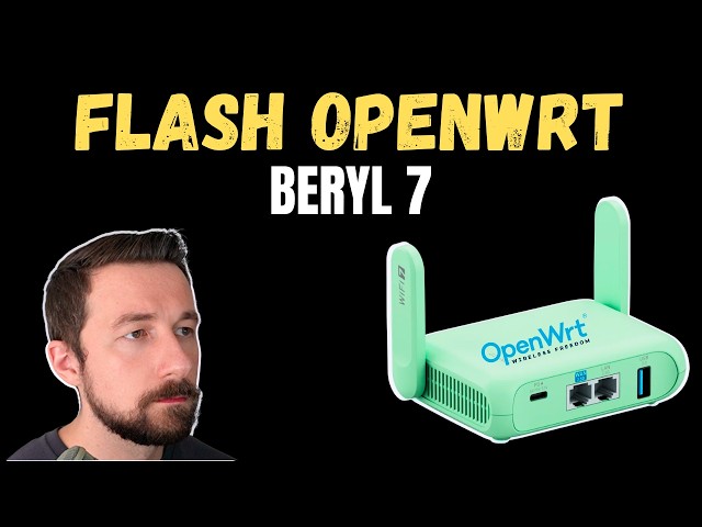 Installing OpenWrt on the GL.iNet Beryl 7 Travel Router