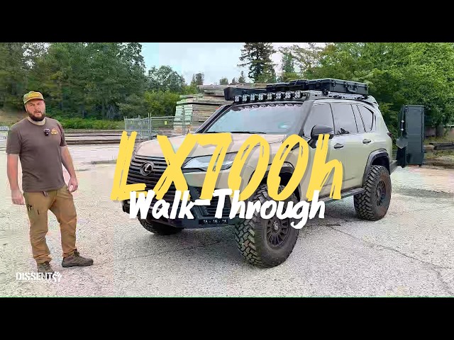 Repeat Customer - LX700h on portals and 37s! Full overland build #lexus #lx700h #lx600 #overlanding