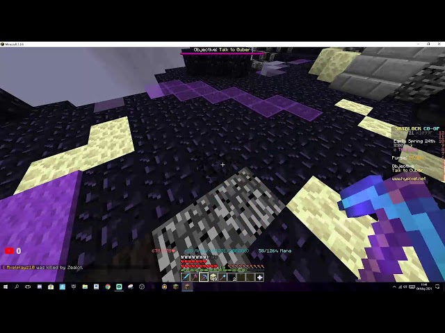 Playing Mc Hypixel Skyblock