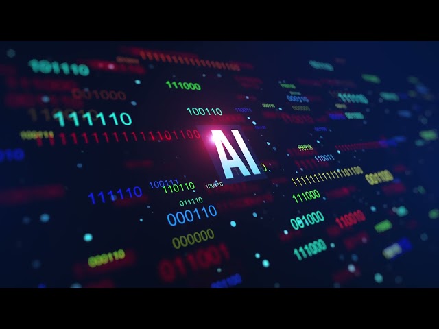 Baita Site - futuristic ai digital data binary code background
