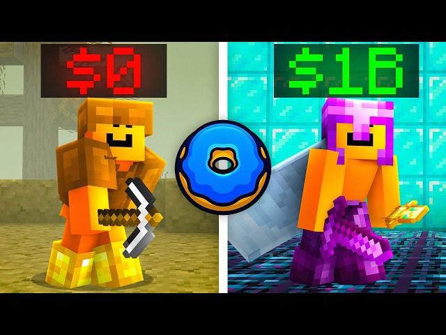 $0 to $1B on the NEW Donut SMP ($0 to $25M)