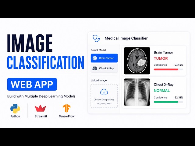 Image Classification | Web App | Build with Multiple Deep Learning Models