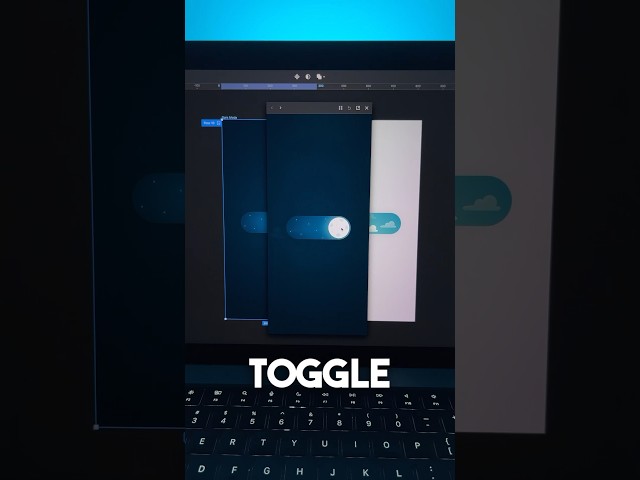 Animated Toggle in #figma 🌗