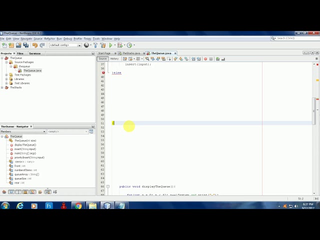 Queue Priorityinsert,Insert,Remove in Netbeans Java