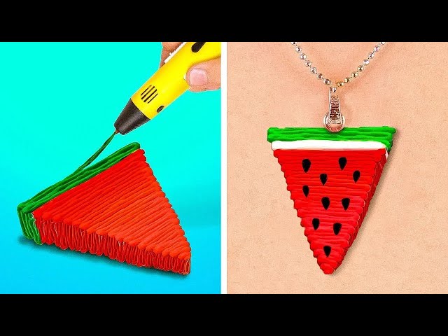 COOL 3D PEN AND HOT GLUE CRAFTS || Homemade Ideas with 3D PEN And Glue Machine