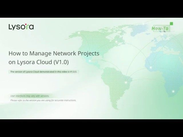 ENS Security: Lysora: Multi-Site Network Management on Lysora Cloud