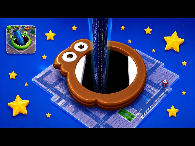Hole.io - Gameplay Walkthrough Tutorial  Hole Evolution New Mobile Game (Android,iOS)