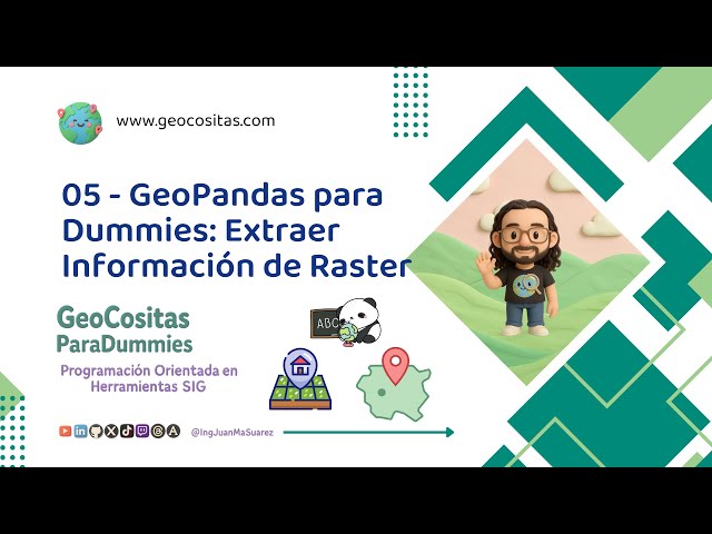 05 - GeoPandas y Rasterio - Extraer Información Puntual de un Raster