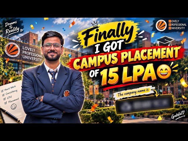 Finally got 15LPA Package in LPU🥳🎉|Will my MBA Journey end now❓#lpy#placent#college#vlog#vlogs#viral