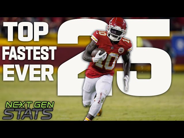 Top 25 Fastest Ball carriers of the Next Gen Stats Era