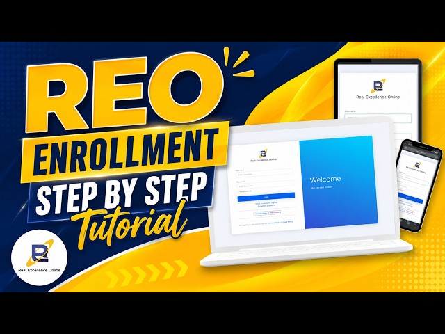 REO Enrollment step by step Guide