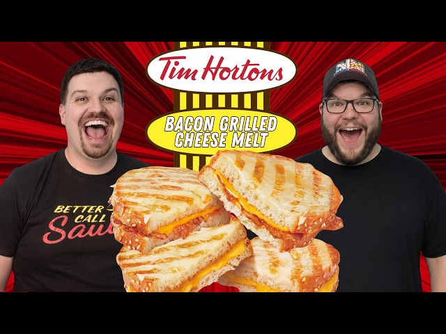 Tim Hortons Returning Grilled Cheese Melt & Bacon Melt Review!