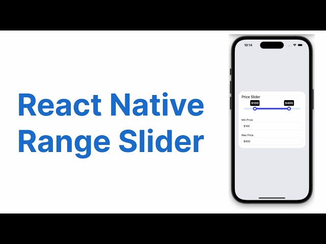 React Native Custom Range Slider using Reanimated 2 From Scratch