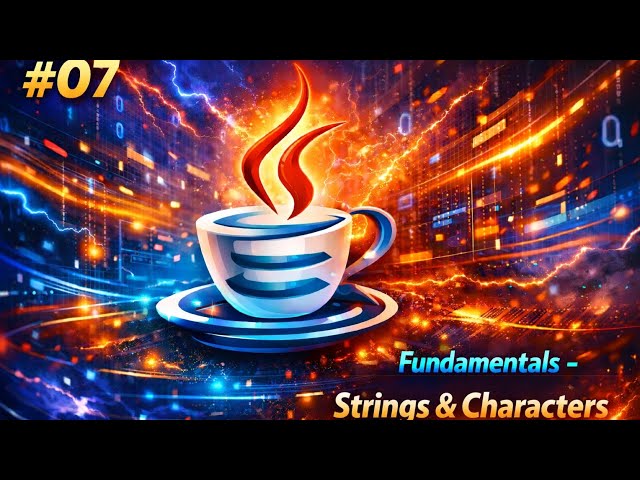 Java Fundamentals - Strings & Characters بالعربي