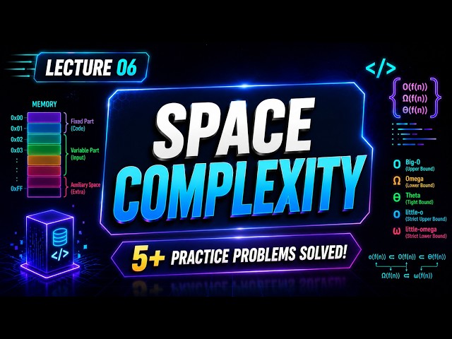 Lec:6 | Space Complexity | Data Structure Tutorial Bangla