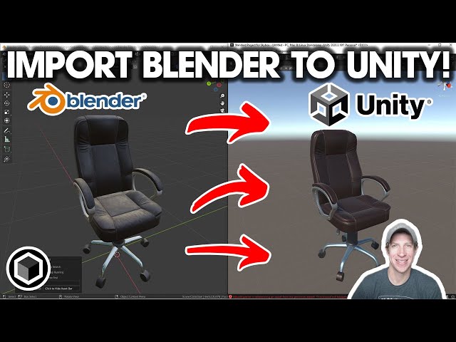 How to Import BLENDER FILES into Unity - Step by Step Tutorial