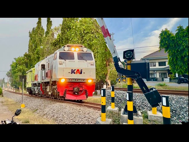 UNIQUE INCIDENT! The Tiny Railway Crossing at the KPU Office, Pasuruan City, East Java