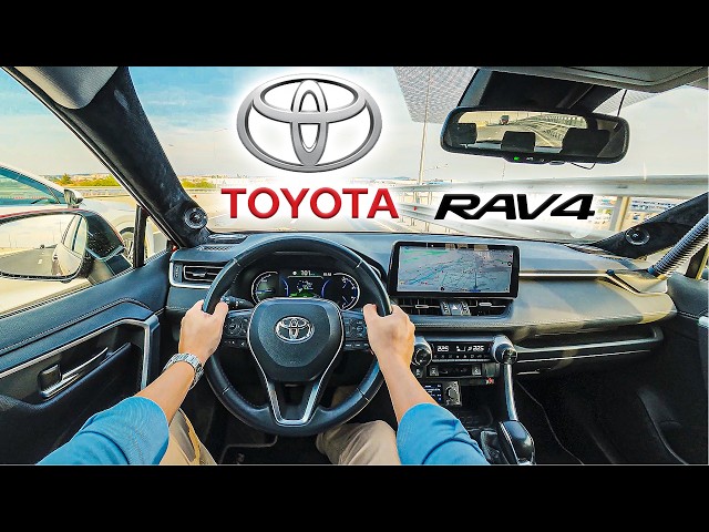 Toyota RAV4 hybrid 2022 | 4K POV Drive | Binaural stereo audio | ASMR